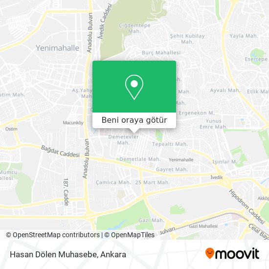 Hasan Dölen Muhasebe harita