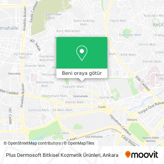 Plus Dermosoft Bitkisel Kozmetik Ürünleri harita