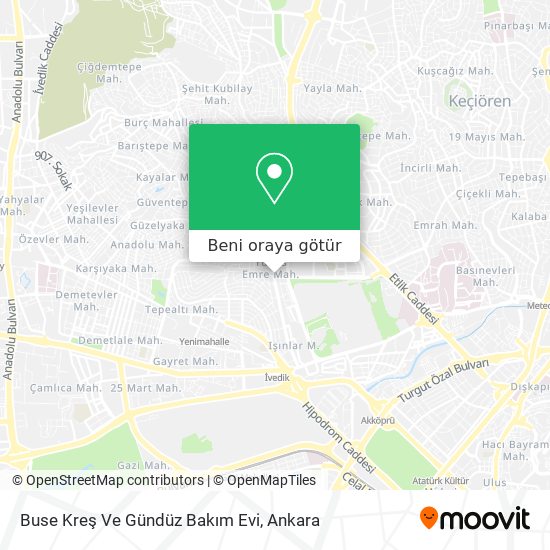 Buse Kreş Ve Gündüz Bakım Evi harita