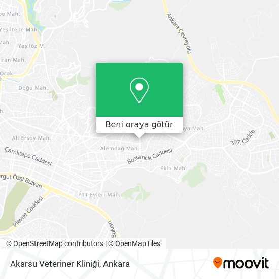 Akarsu Veteriner Kliniği harita