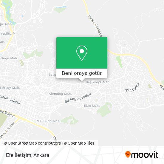 Efe İletişim harita
