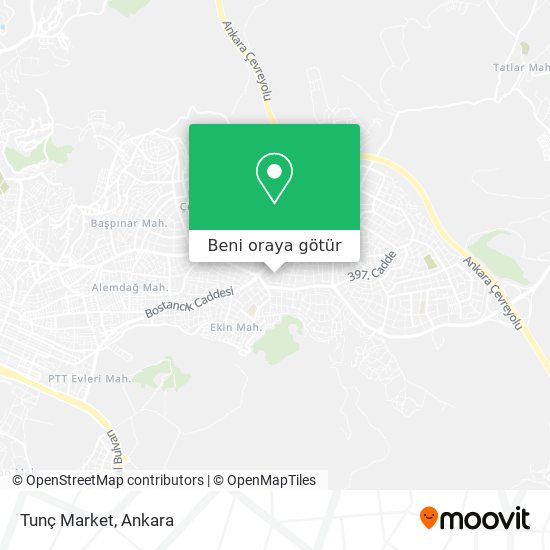 Tunç Market harita