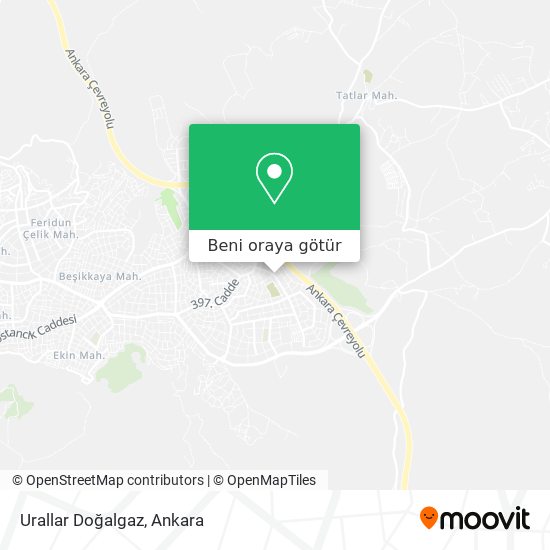 Urallar Doğalgaz harita