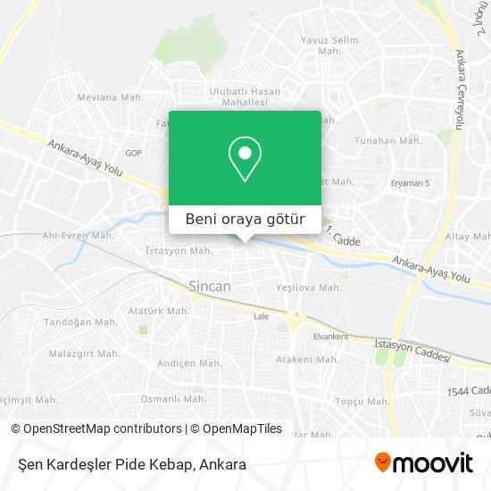 Şen Kardeşler Pide Kebap harita