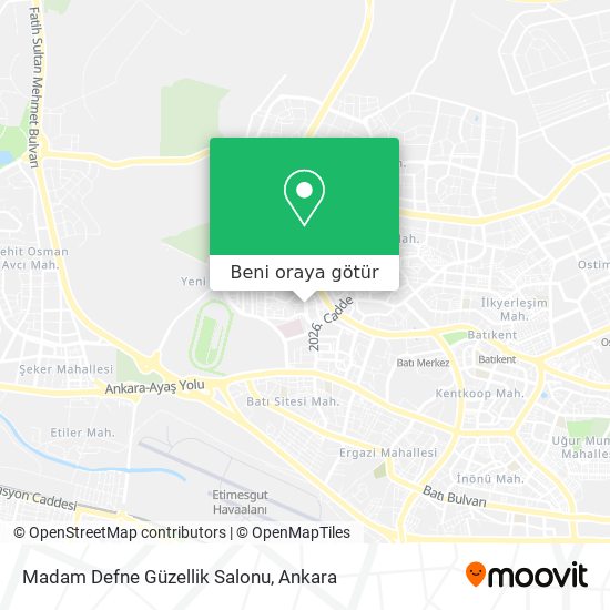 Madam Defne Güzellik Salonu harita