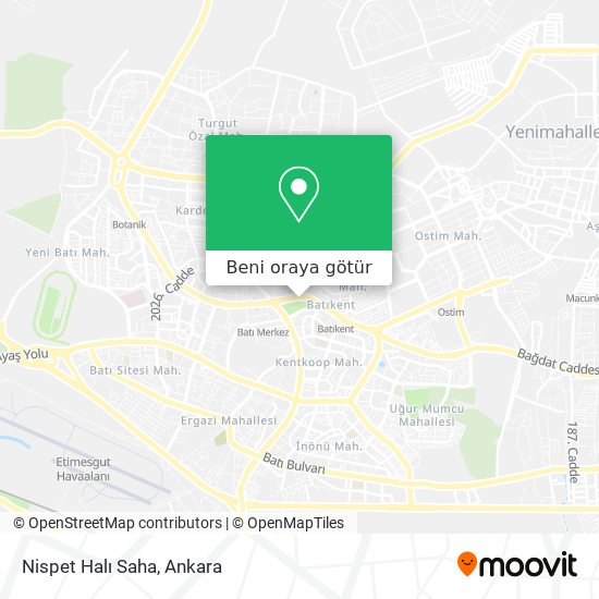 Nispet Halı Saha harita