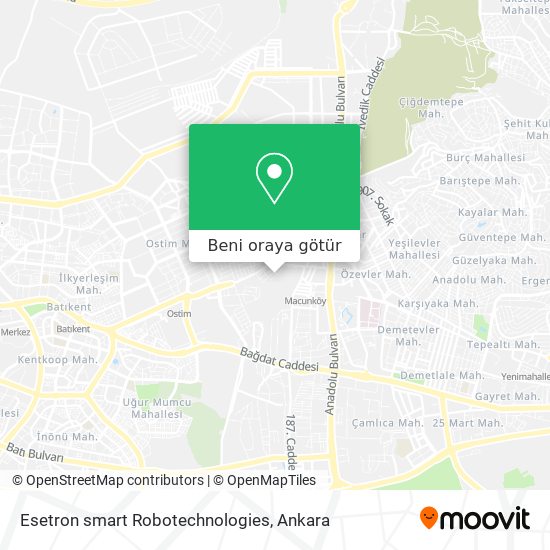 Esetron smart Robotechnologies harita