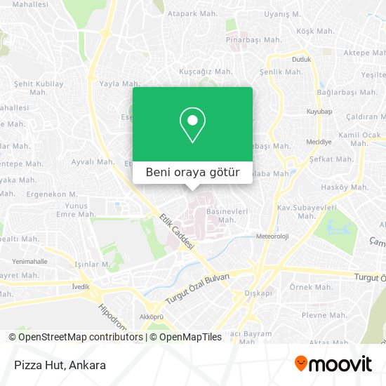 Pizza Hut harita