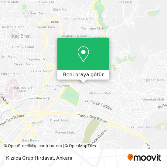 Kızılca Grup Hırdavat harita