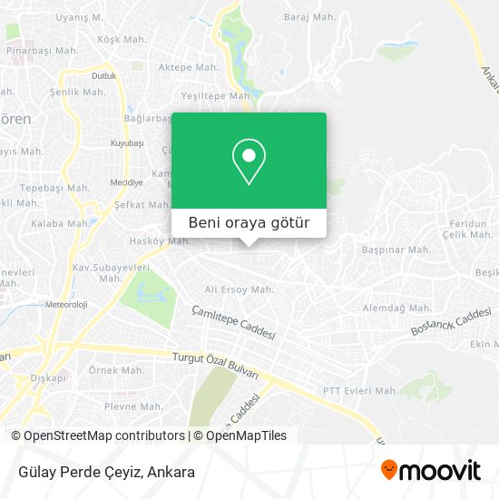 Gülay Perde Çeyiz harita