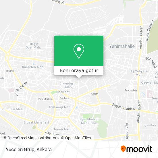 Yücelen Grup harita