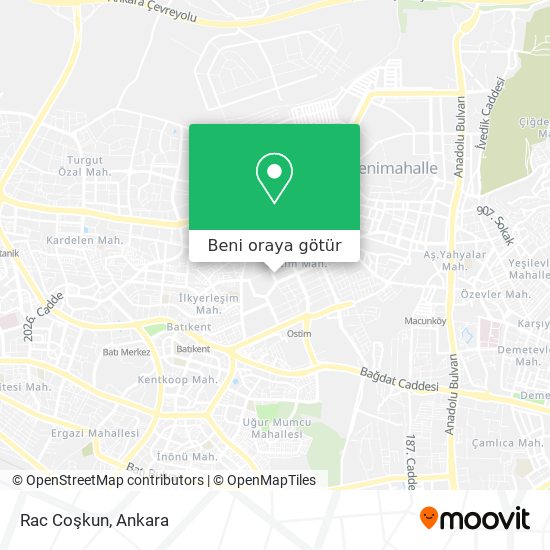 Rac Coşkun harita