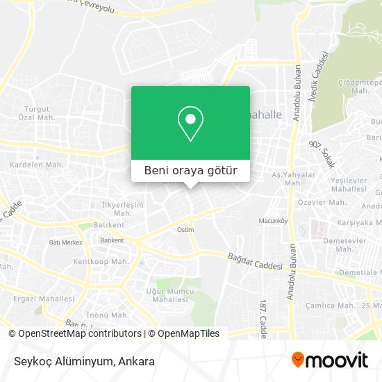 Seykoç Alüminyum harita