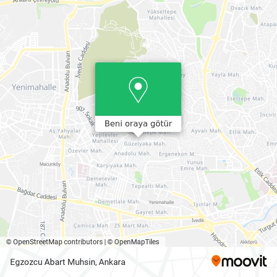 Egzozcu Abart Muhsin harita