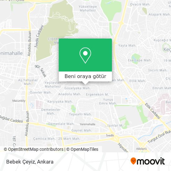 Bebek Çeyiz harita