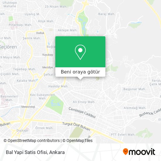 Bal Yapi Satis Ofisi harita
