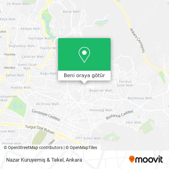 Nazar Kuruyemiş & Tekel harita