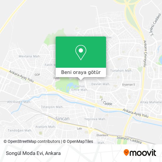 Songül Moda Evi harita