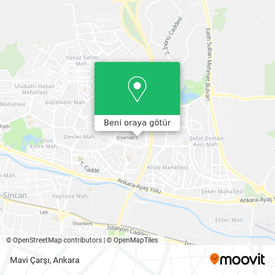Mavi Çarşı harita