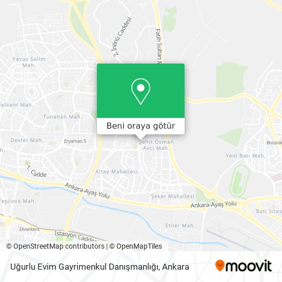 Uğurlu Evim Gayrimenkul Danışmanlığı harita