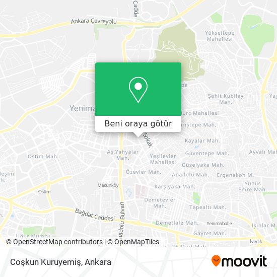 Coşkun Kuruyemiş harita