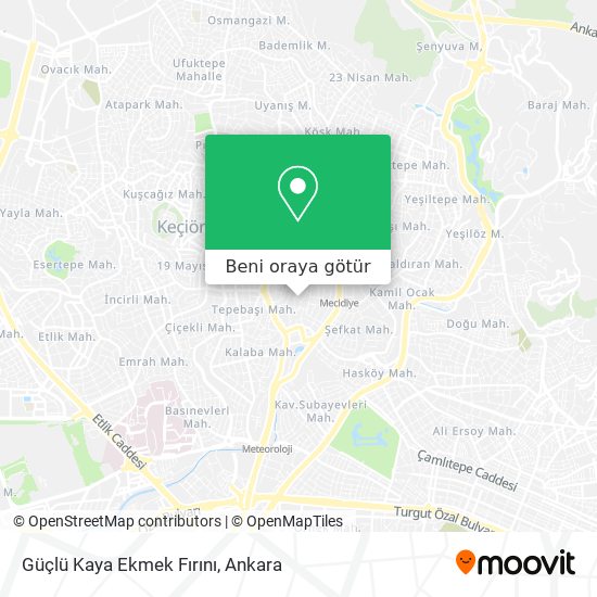 Güçlü Kaya Ekmek Fırını harita