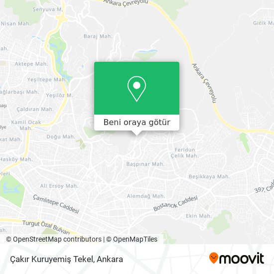 Çakır Kuruyemiş Tekel harita