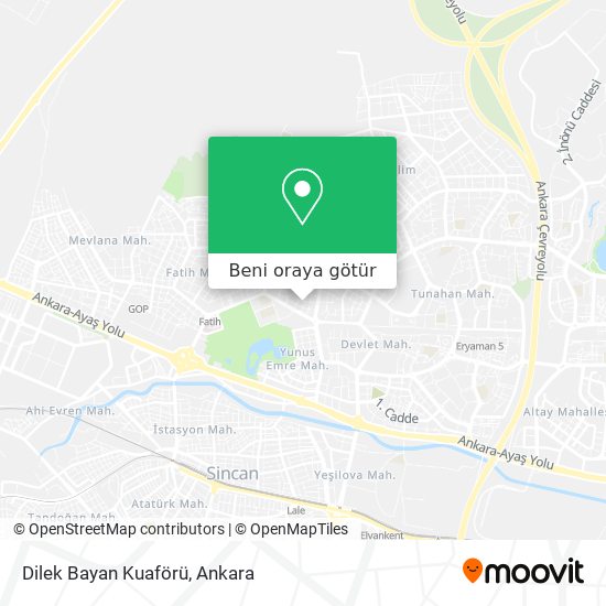Dilek Bayan Kuaförü harita