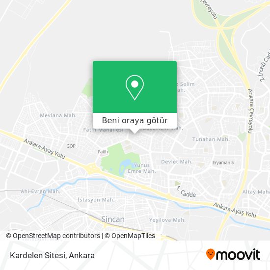 Kardelen Sitesi harita