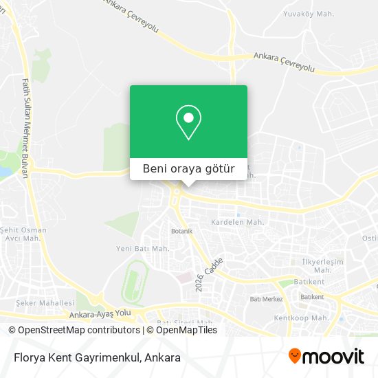 Florya Kent Gayrimenkul harita