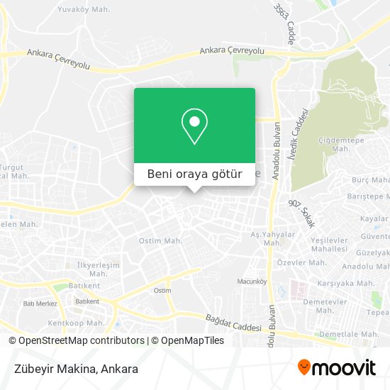 Zübeyir Makina harita