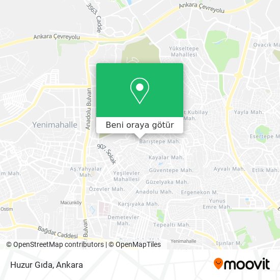 Huzur Gıda harita