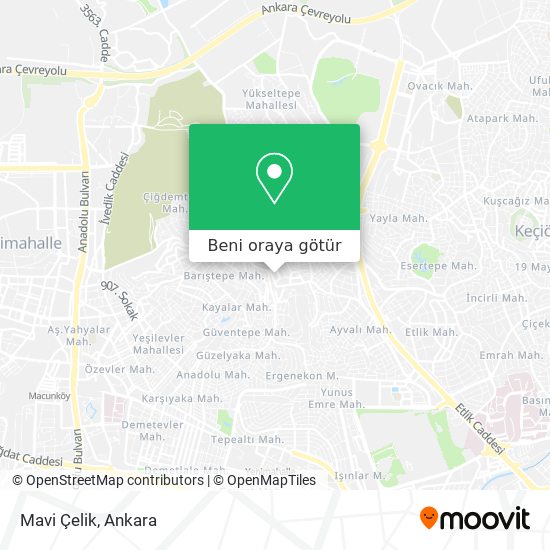 Mavi Çelik harita
