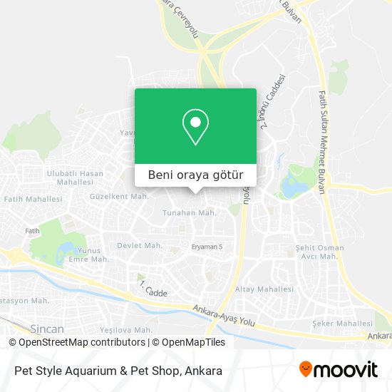 Pet Style Aquarium & Pet Shop harita