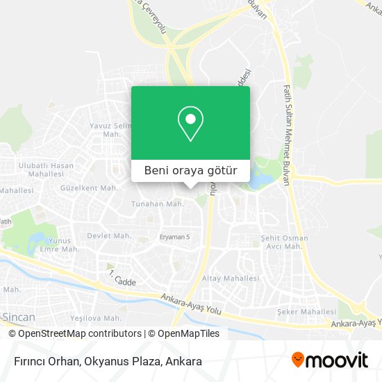Fırıncı Orhan, Okyanus Plaza harita