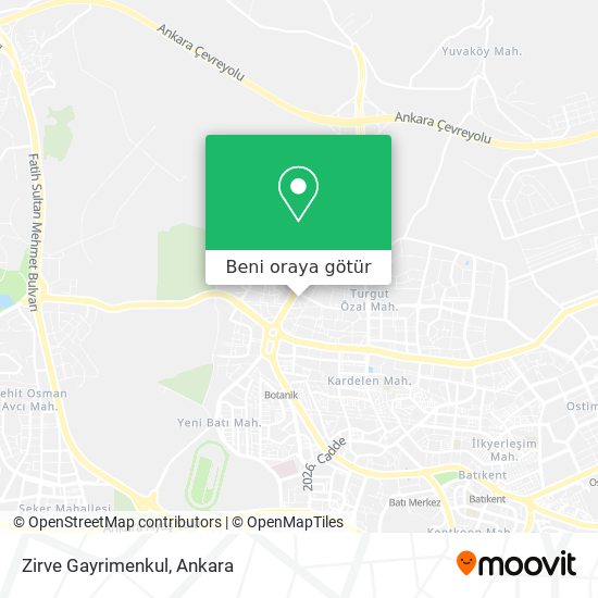 Zirve Gayrimenkul harita