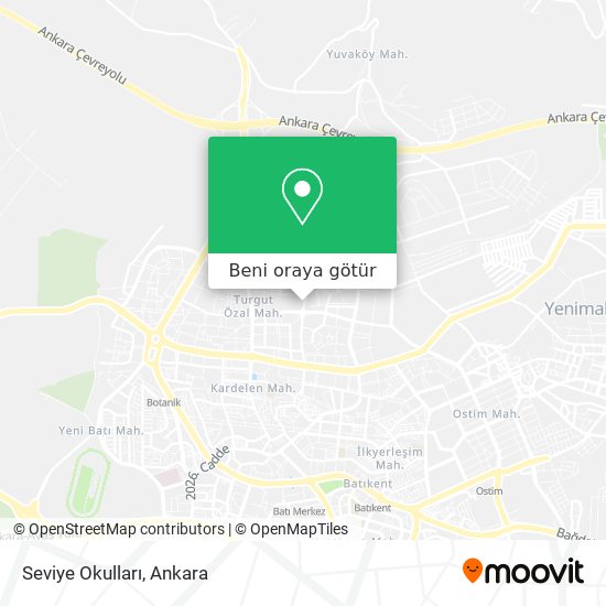 Seviye Okulları harita