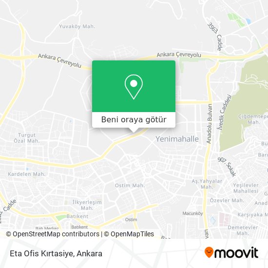 Eta Ofis Kırtasiye harita