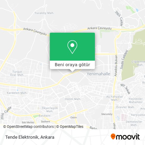 Tende Elektronik harita