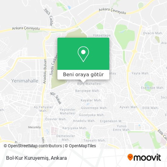 Bol-Kur Kuruyemiş harita