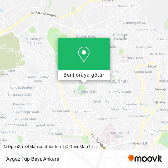 Aygaz Tüp Bayi harita