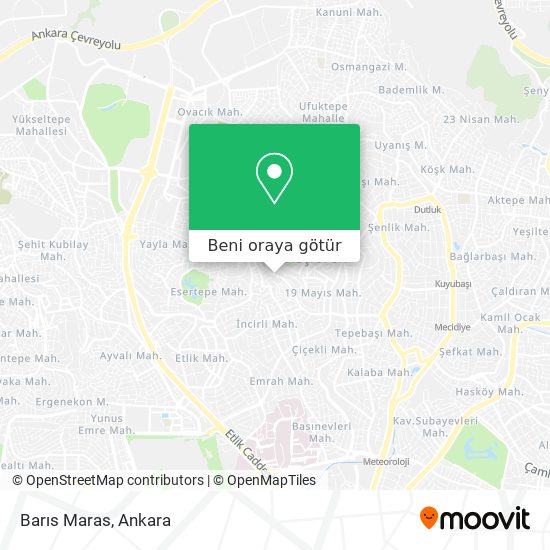 Barıs Maras harita