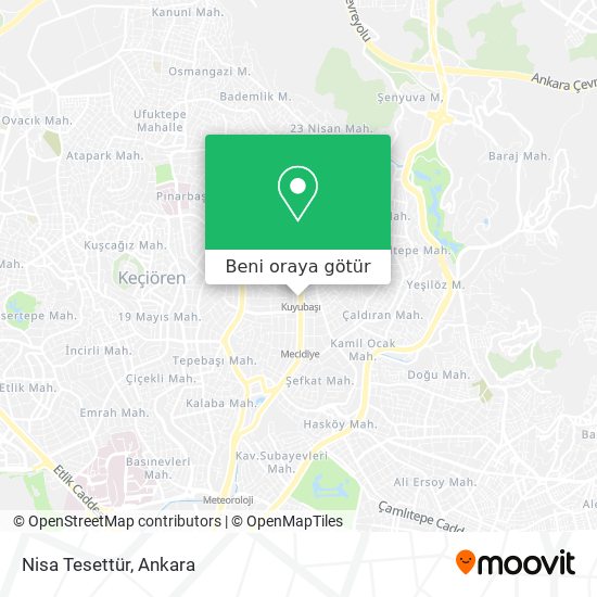 Nisa Tesettür harita