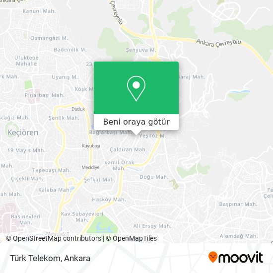 Türk Telekom harita
