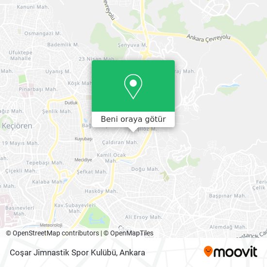 Coşar Jimnastik Spor Kulübü harita