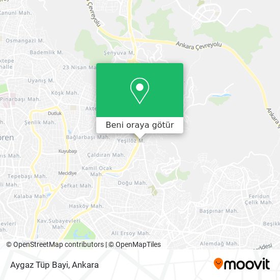 Aygaz Tüp Bayi harita