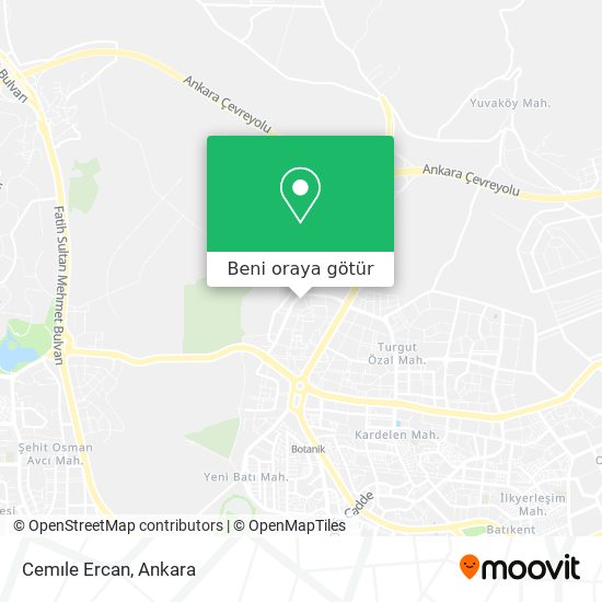 Cemıle Ercan harita