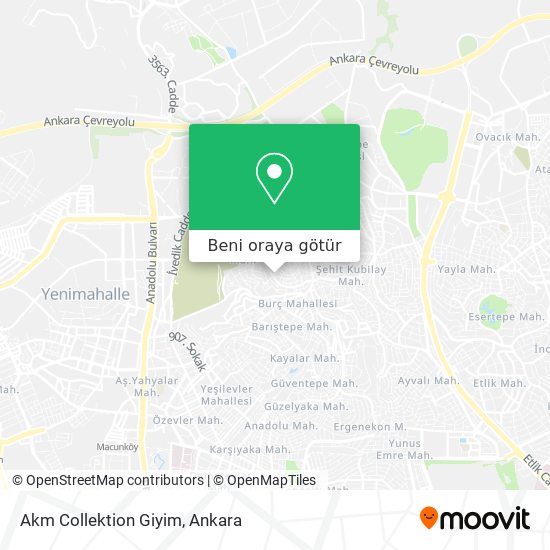 Akm Collektion Giyim harita