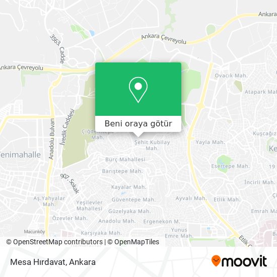 Mesa Hırdavat harita