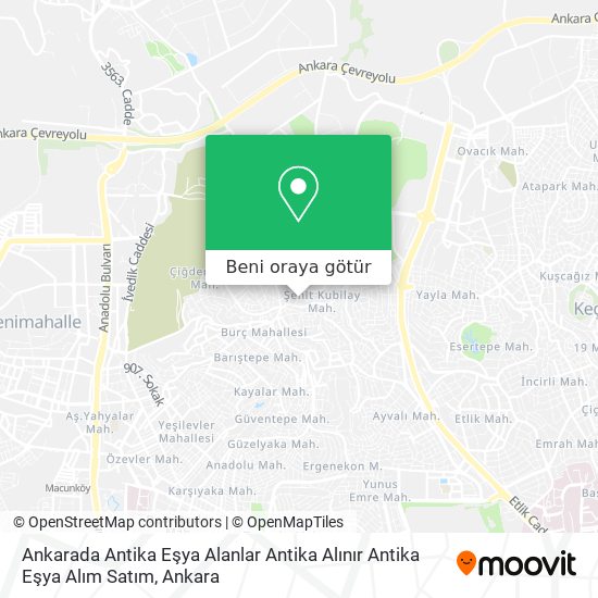 Ankarada Antika Eşya Alanlar Antika Alınır Antika Eşya Alım Satım harita